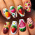 12 Sizes-24 Pcs Press On Nails y2078-24