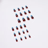 12 Sizes-24 Pcs Press On Nails JP1424
