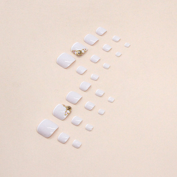 12 Sizes-24 Pcs Press On Nails F059