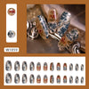 12 Sizes-24 Pcs Press On Nails W1859