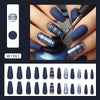 12 Sizes-24 Pcs Press On Nails W1961