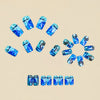 12 Sizes-24 Pcs Press On Nails Y1471