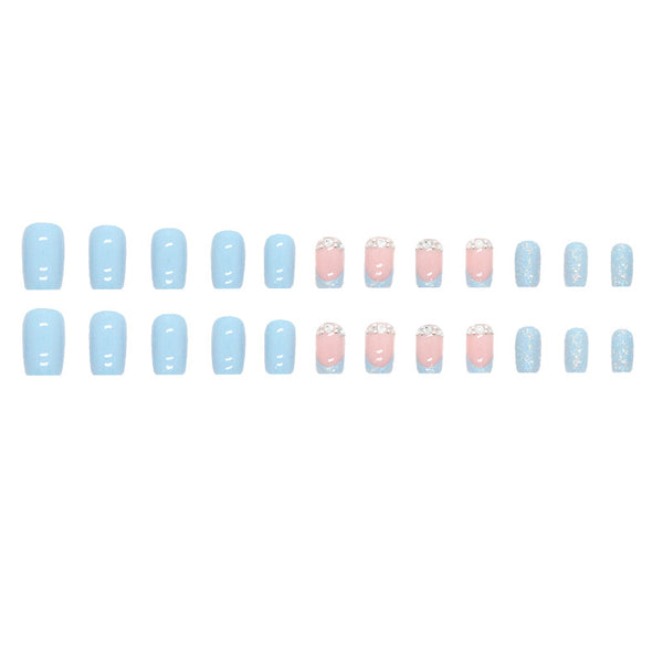 12 Sizes-24 Pcs Press On Nails Z473