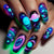 12 Sizes-24 Pcs Press On Nails Y1796