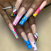 12 Sizes-24 Pcs Press On Nails Y092