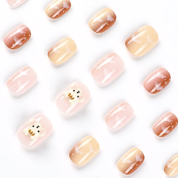 12 Sizes-24 Pcs Press On Nails JP2119