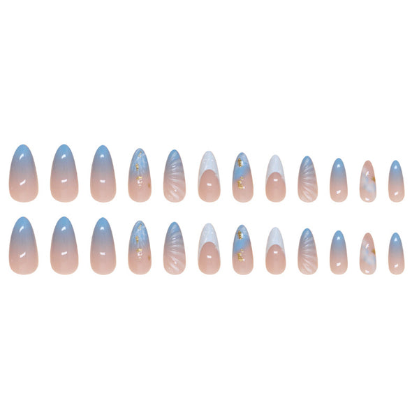 12 Sizes-24 Pcs Press On Nails W1659