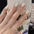 12 Sizes-24 Pcs Press On Nails CF040