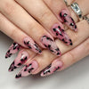 12 Sizes-24 Pcs Press On Nails C1168