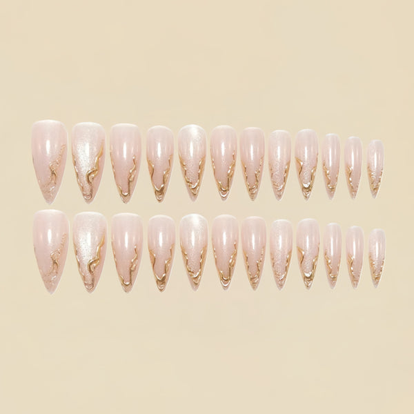 12 Sizes-24 Pcs Press On Nails Y1805