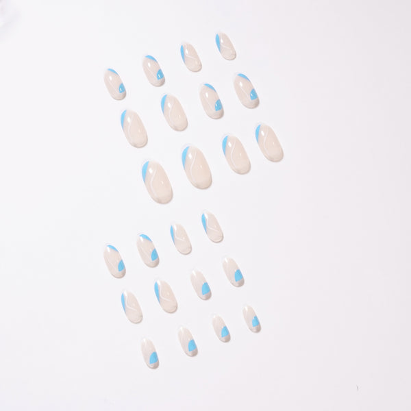 12 Sizes-24 Pcs Press On Nails JP1351
