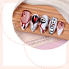 12 Sizes-24 Pcs Press On Nails 1XB1-15159