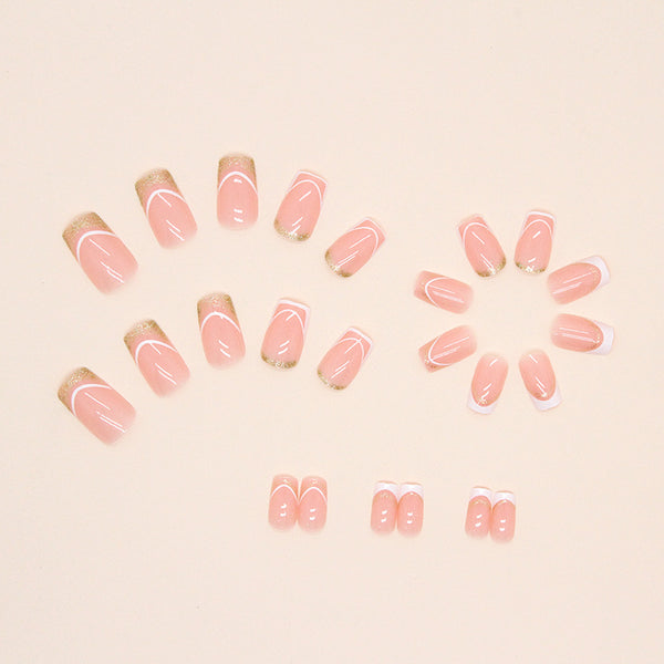 12 Sizes-24 Pcs Press On Nails W305
