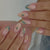 12 Sizes-24 Pcs Press On Nails C1436