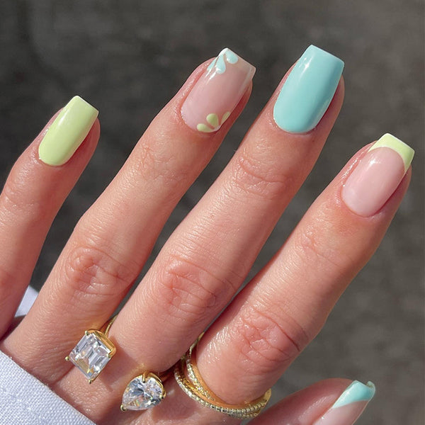 12 Sizes-24 Pcs Press On Nails JP1802