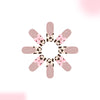 12 Sizes-24 Pcs Press On Nails C1067