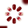 12 Sizes-24 Pcs Press On Nails C1529
