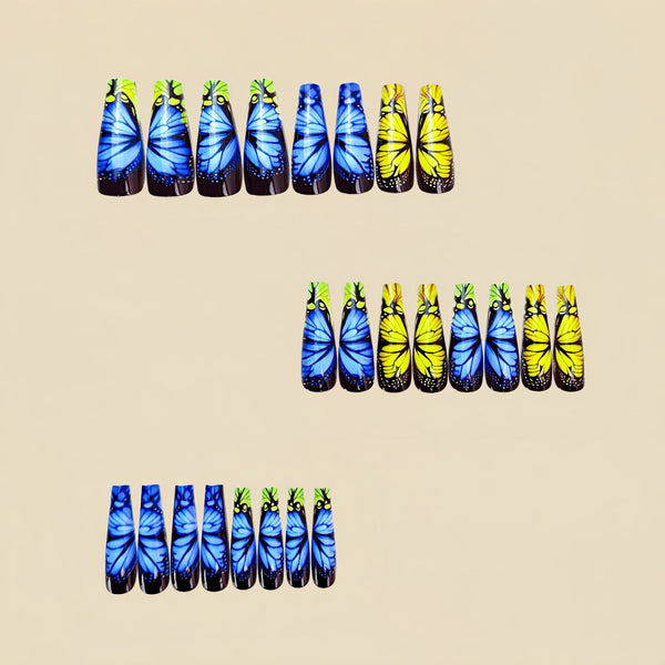 12 Sizes-24 Pcs Press On Nails Y752