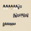 12 Sizes-24 Pcs Press On Nails Y861