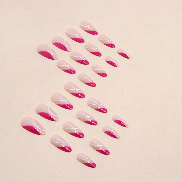 12 Sizes-24 Pcs Press On Nails W694