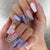 12 Sizes-24 Pcs Press On Nails W1752