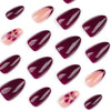 12 Sizes-24 Pcs Press On Nails JP4366