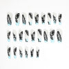 12 Sizes-24 Pcs Press On Nails JP1618