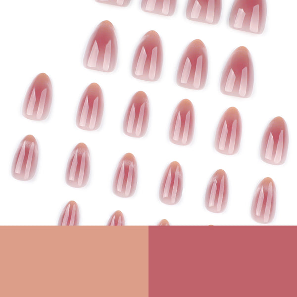 12 Sizes-24 Pcs Press On Nails JP3862