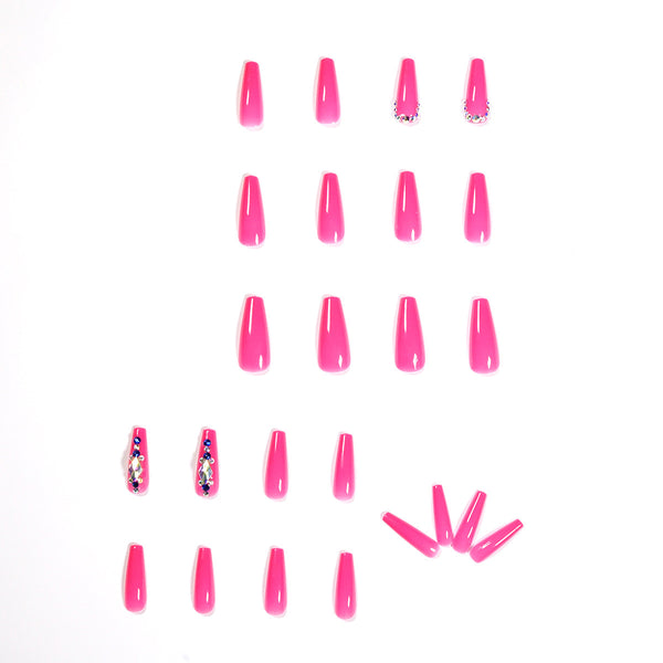 12 Sizes-24 Pcs Press On Nails JP1301
