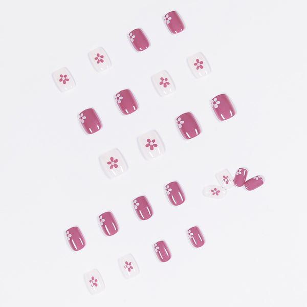 12 Sizes-24 Pcs Press On Nails JP1054