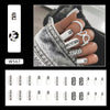 12 Sizes-24 Pcs Press On Nails W567