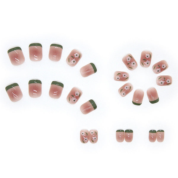 12 Sizes-24 Pcs Press On Nails R476