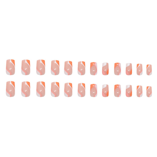12 Sizes-24 Pcs Press On Nails W1865