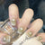 12 Sizes-24 Pcs Press On Nails R480