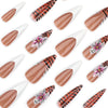 12 Sizes-24 Pcs Press On Nails JP3558