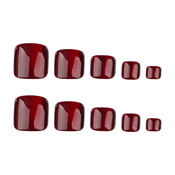 12 Sizes-24 Pcs Press On Nails JP3701