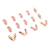 12 Sizes-24 Pcs Press On Nails W175