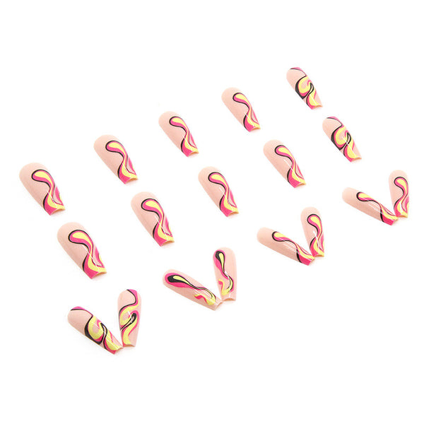 12 Sizes-24 Pcs Press On Nails W175