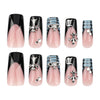 12 Sizes-24 Pcs Press On Nails JP3537
