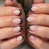 12 Sizes-24 Pcs Press On Nails JP4216