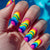 12 Sizes-24 Pcs Press On Nails Y1463