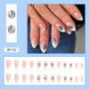 12 Sizes-24 Pcs Press On Nails W192