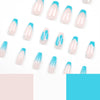 12 Sizes-24 Pcs Press On Nails JP2672