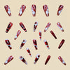 12 Sizes-24 Pcs Press On Nails Y252