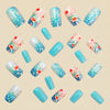 12 Sizes-24 Pcs Press On Nails Y1027