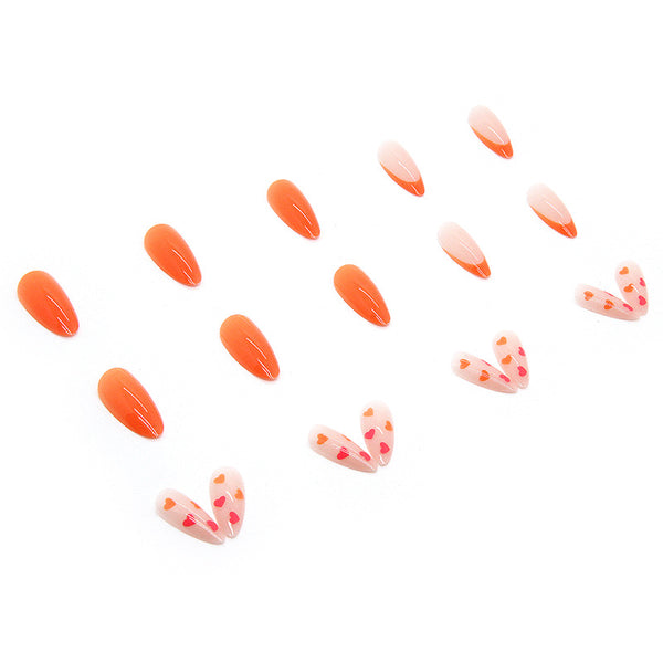 12 Sizes-24 Pcs Press On Nails W119