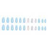 12 Sizes-24 Pcs Press On Nails W334