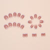 12 Sizes-24 Pcs Press On Nails W1704