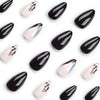 12 Sizes-24 Pcs Press On Nails JP2888