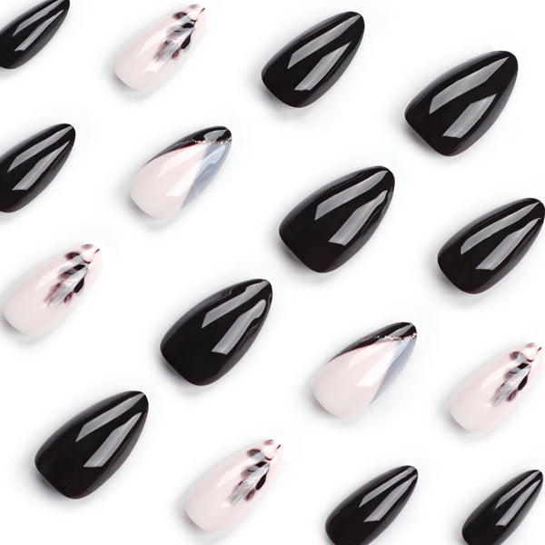 12 Sizes-24 Pcs Press On Nails JP2888